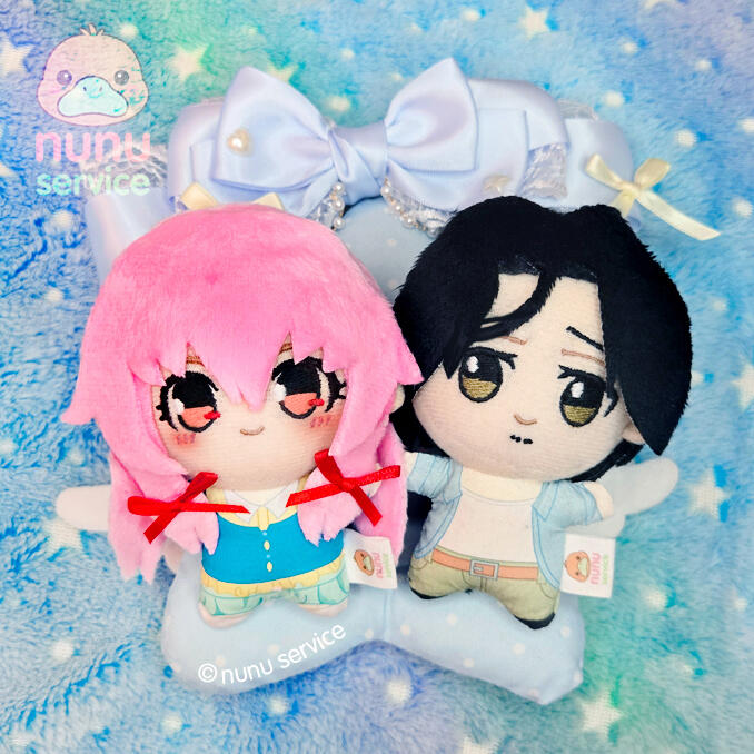 Yuno Gasai &amp; Kenzo Tenma chibigurumi commission